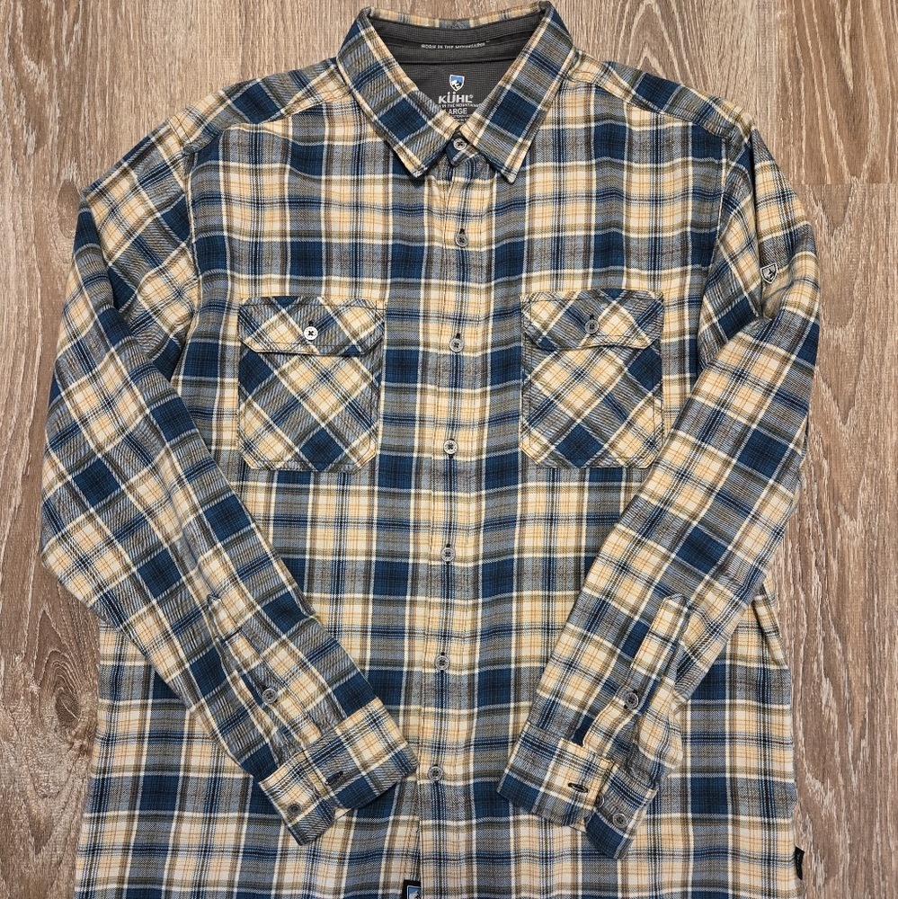 Kuhl button down flannel shirt